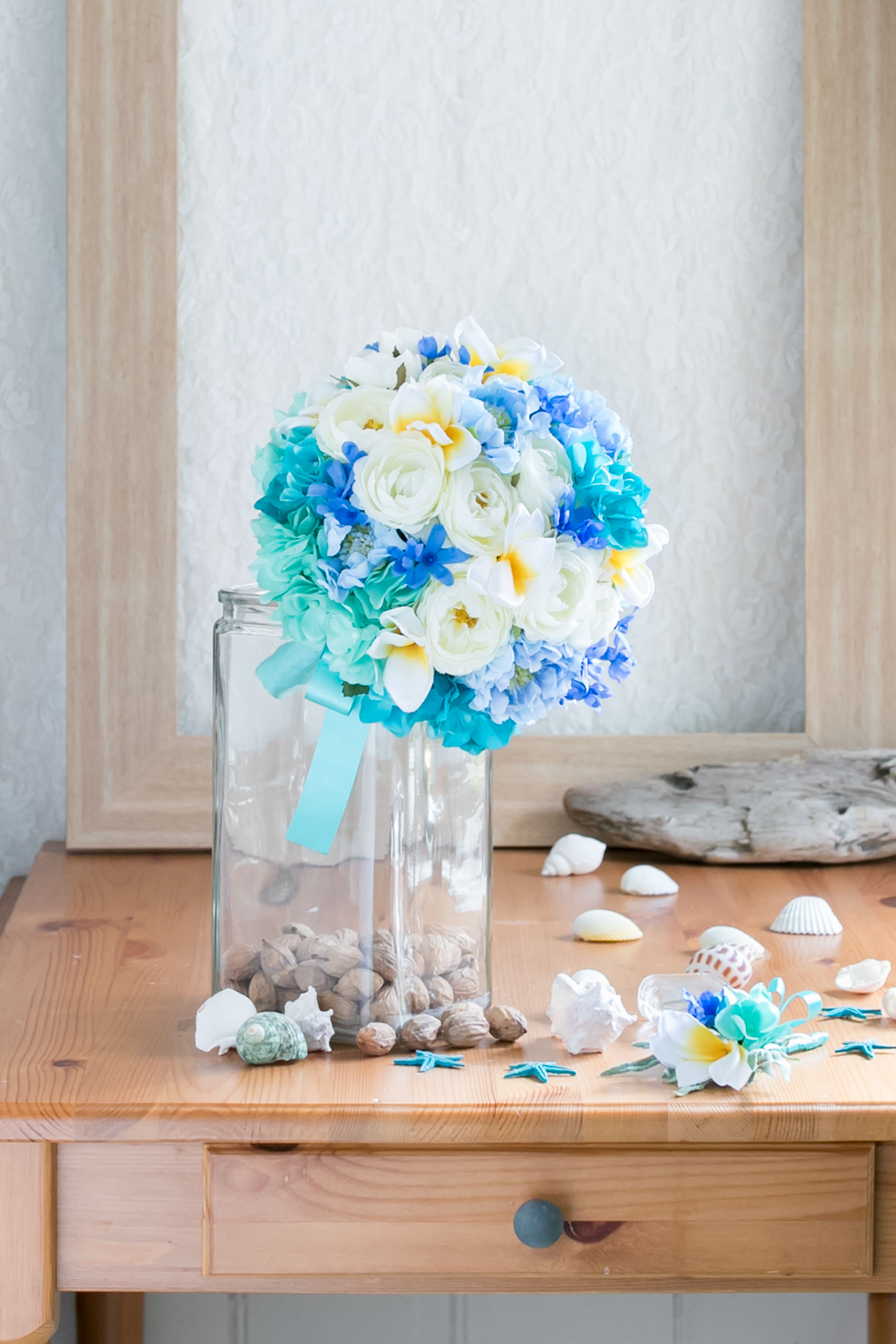 即日配送も可能！ハイデザインで可愛い造花の結婚式ブーケ | 完成品